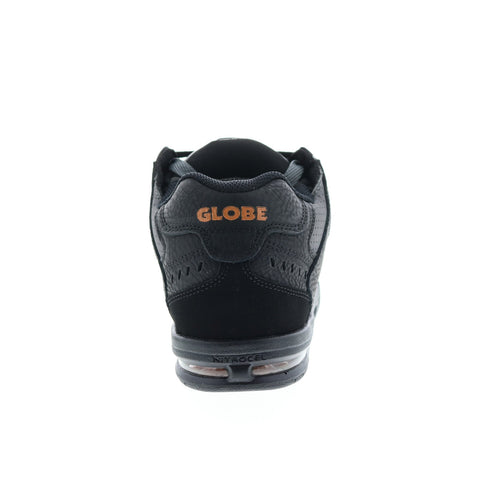 Globe Sabre GBSABR Mens Black Leather Skate Inspired Sneakers Shoes