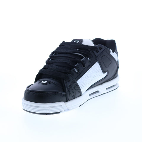 Globe Sabre GBSABR Mens Black Leather Lace Up Skate Sneakers Shoes