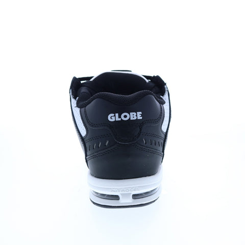 Globe Sabre GBSABR Mens Black Leather Lace Up Skate Sneakers Shoes