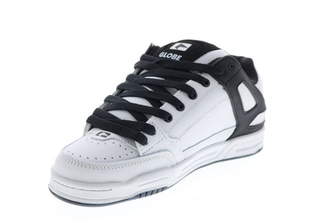 Globe Tilt GBTILT Mens White Nubuck Skate Inspired Sneakers Shoes