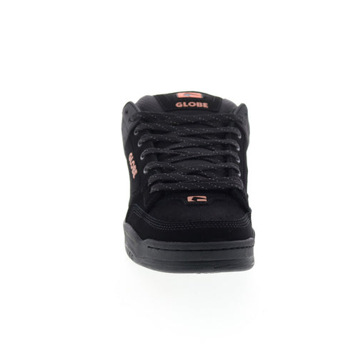 Globe Tilt GBTILT Mens Black Leather Lace Up Skate Inspired Sneakers Shoes