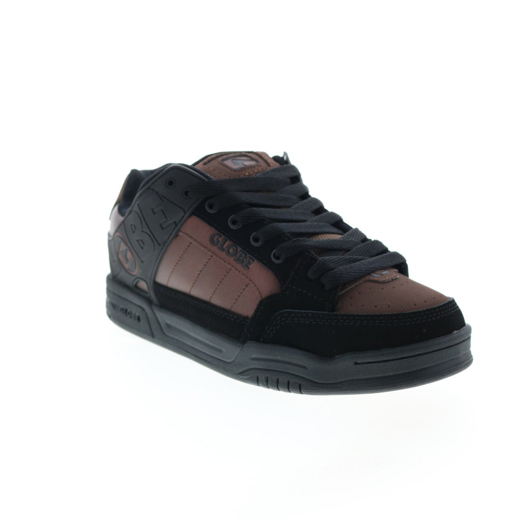 Globe Tilt GBTILT Mens Black Leather Lace Up Skate Inspired Sneakers S ...
