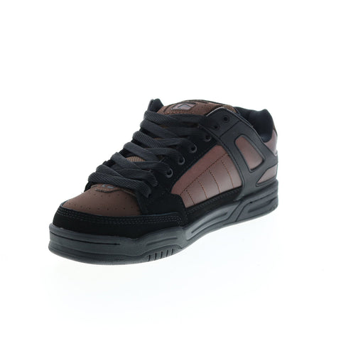 Globe Tilt GBTILT Mens Black Leather Lace Up Skate Inspired Sneakers Shoes