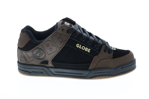 Globe Tilt GBTILT Mens Black Nubuck Lace Up Skate Inspired Sneakers Shoes 