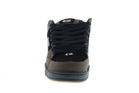 Globe Tilt GBTILT Mens Black Nubuck Lace Up Skate Inspired Sneakers Shoes 