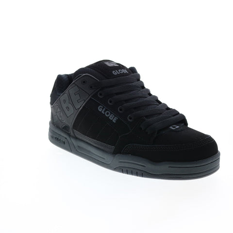 Globe Tilt GBTILT Mens Black Nubuck Lace Up Skate Inspired Sneakers Shoes