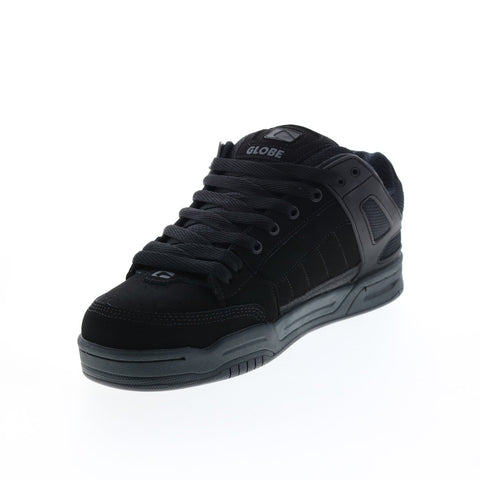 Globe Tilt GBTILT Mens Black Nubuck Lace Up Skate Inspired Sneakers Shoes
