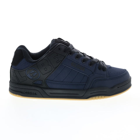 Globe Tilt GBTILT Mens Blue Nubuck Lace Up Skate Inspired Sneakers Shoes