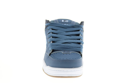 Globe Tilt GBTILT Mens Blue Leather Lace Up Skate Inspired Sneakers Shoes 
