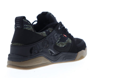Globe Tilt Evo GBTILTEVO Mens Black Nubuck Lace Up Athletic Skate Shoes