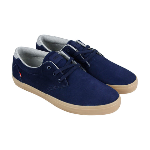 Globe Winslow GBWINSLOW Mens Blue Suede Lace Up Skate Sneakers Shoes