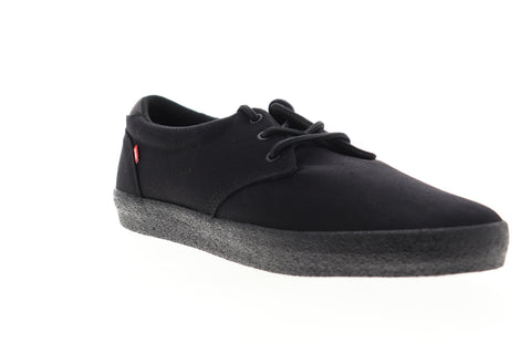 Globe Winslow GBWINSLOW Mens Black Canvas Low Top Lace Up Skate Sneakers Shoes