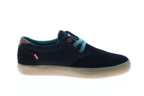 Globe Winslow GBWINSLOW Mens Black Suede Skate Inspired Sneakers Shoes