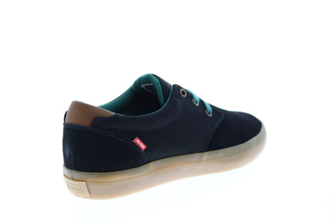 Globe Winslow GBWINSLOW Mens Black Suede Skate Inspired Sneakers Shoes