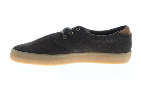 Globe Winslow GBWINSLOW Mens Brown Suede Low Top Lace Up Skate Sneakers Shoes