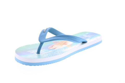 Guy Harvey Cayman Redfish GHMCAYMALR-4430 Mens Blue Leather Flip-Flops Sandals Shoes