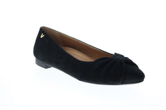 Vionic Gramercy Gramercy Womens Black Suede Slip On Ballet Flats Shoes