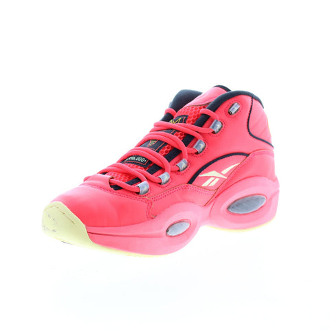 Reebok Question Mid Hot One's GV7093 Mens Red Athletic Basketball Shoes