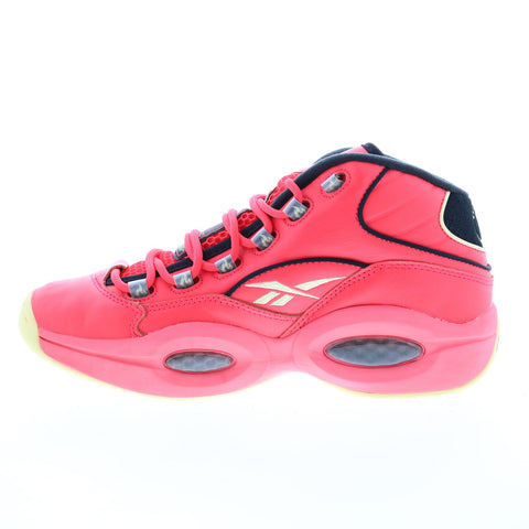 Reebok Question Mid Hot One's GV7093 Mens Red Athletic Basketball Shoes