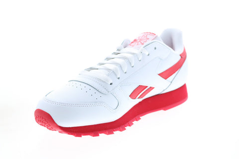 Reebok Classic Leather GV7738 Mens White Leather Lifestyle Sneakers Shoes 