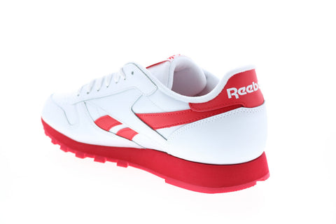 Reebok Classic Leather GV7738 Mens White Leather Lifestyle Sneakers Shoes 