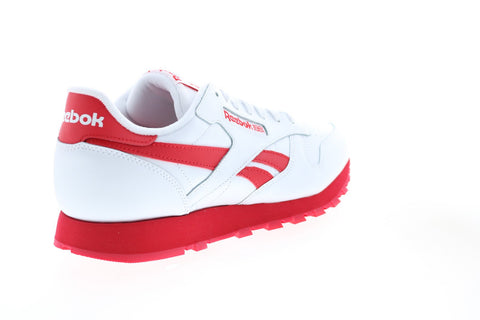Reebok Classic Leather GV7738 Mens White Leather Lifestyle Sneakers Shoes 