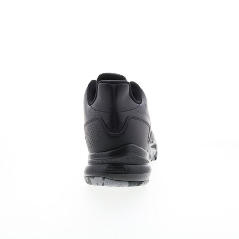 Reebok More Buckets GW1408 Mens Black Leather Athletic Basketball Shoes