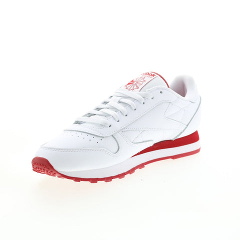 Reebok Classic Leather GW3329 Mens White Leather Lifestyle Sneakers Shoes