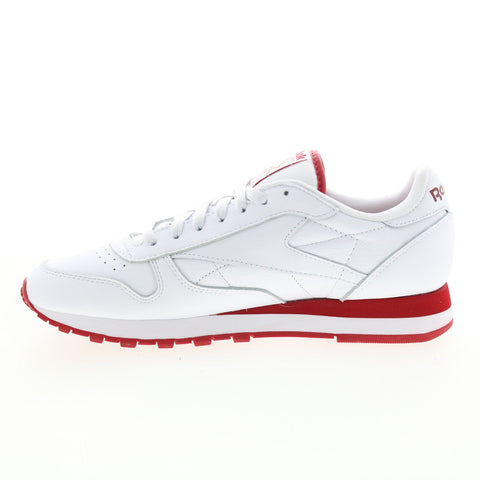 Reebok Classic Leather GW3329 Mens White Leather Lifestyle Sneakers Shoes
