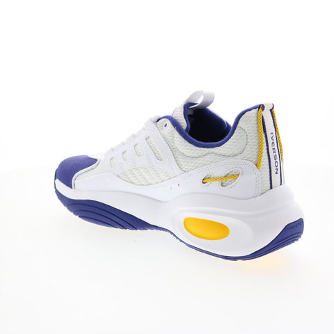 Reebok Solution Mid GW4377 Mens White Athletic Basketball Shoes