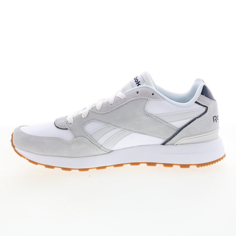 Reebok GL 1000 Leather GW4668 Mens White Suede Lifestyle Sneakers Shoes