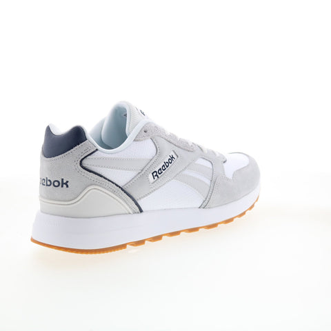 Reebok GL 1000 Leather GW4668 Mens White Suede Lifestyle Sneakers Shoes