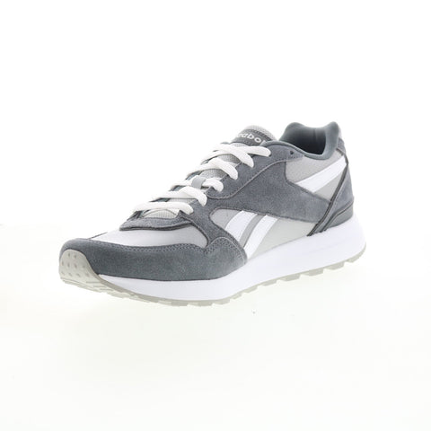 Reebok GL 1000 Leather GW4669 Mens Gray Suede Lifestyle Sneakers Shoes