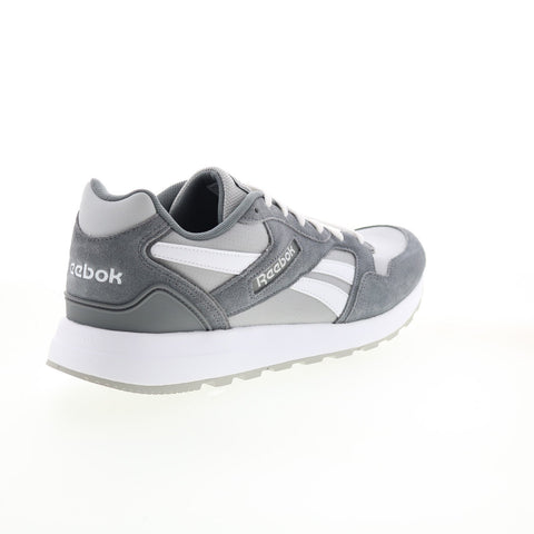 Reebok GL 1000 Leather GW4669 Mens Gray Suede Lifestyle Sneakers Shoes