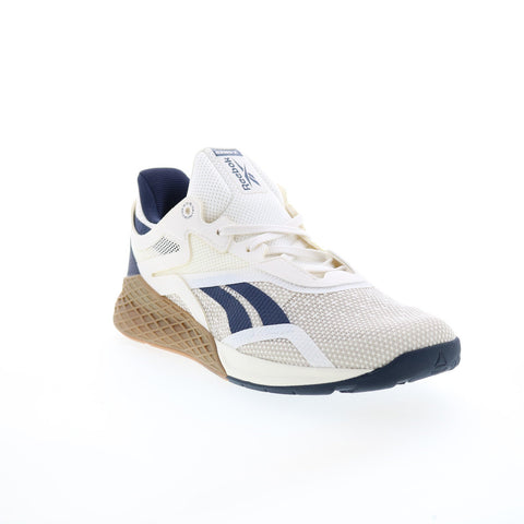 Reebok Nano X GW6016 Mens Beige Nylon Athletic Cross Training Shoes