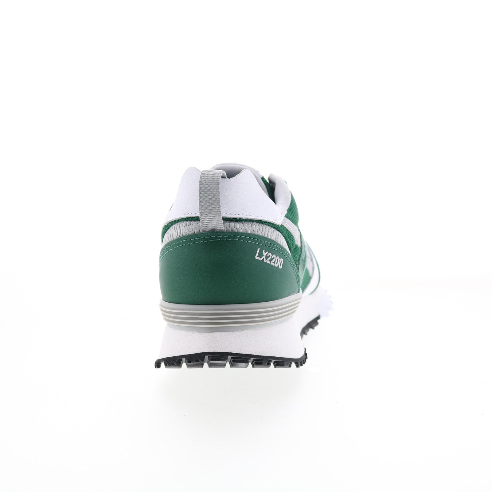 Reebok LX2200 Mens Green Leather Lace Up Lifestyle Sneakers 