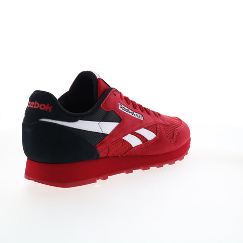 Reebok Classic Leather GW9700 Mens Red Suede Lifestyle Sneakers Shoes