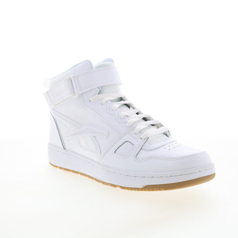 Reebok Resonator Mid Strap Mens White Lifestyle Sneakers Shoes