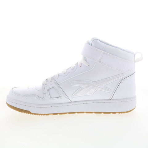 Reebok Resonator Mid Strap Mens White Lifestyle Sneakers Shoes