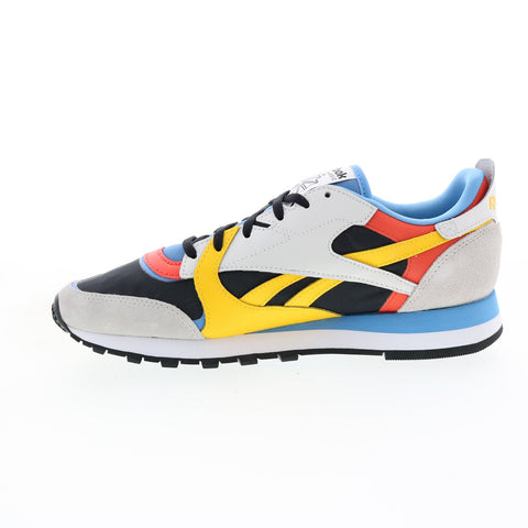 Reebok Classic Leather GX2847 Mens Black Suede Lifestyle Sneakers Shoes