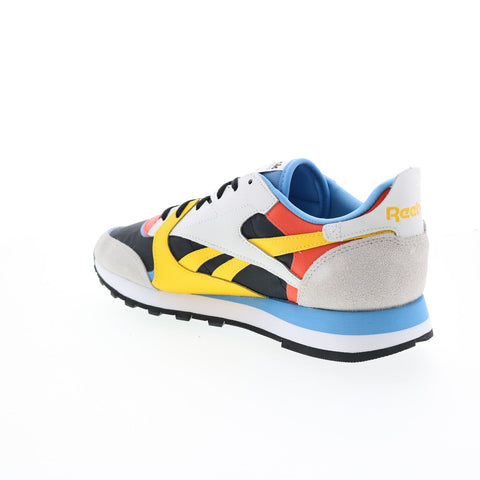 Reebok Classic Leather GX2847 Mens Black Suede Lifestyle Sneakers Shoes