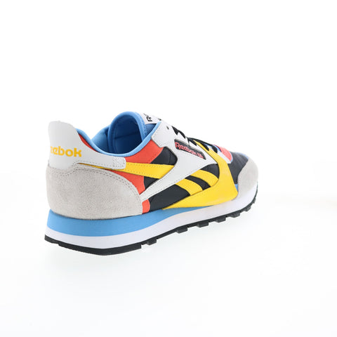 Reebok Classic Leather GX2847 Mens Black Suede Lifestyle Sneakers Shoes