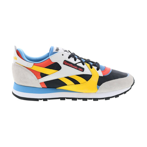 Reebok Classic Leather GX2847 Mens Black Suede Lifestyle Sneakers Shoes