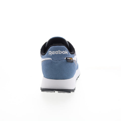 Reebok Classic Leather GX4807 Mens Blue Suede Lifestyle Sneakers Shoes
