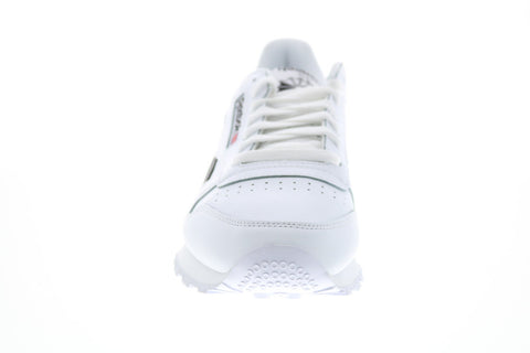 Reebok Classic Leather GX5006 Mens White Leather Lifestyle Sneakers Shoes 