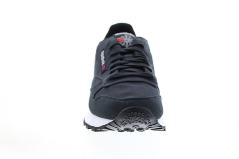 Reebok Classic Leather Grow GX5133 Mens Black Lifestyle Sneakers Shoes 