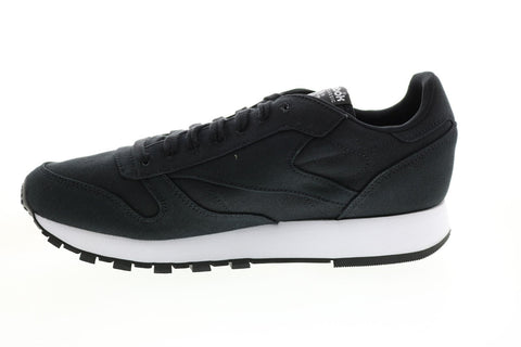 Reebok Classic Leather Grow GX5133 Mens Black Lifestyle Sneakers Shoes 