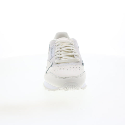 Reebok Classic Leather GX6201 Womens Beige Leather Lifestyle Sneakers Shoes