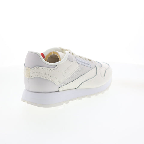 Reebok Classic Leather GX6201 Womens Beige Leather Lifestyle Sneakers Shoes