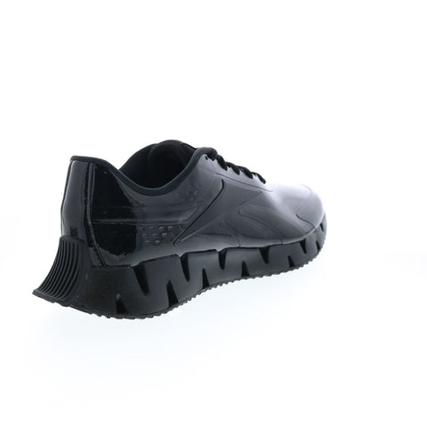Reebok Zig Dynamica 2 Patent GX7542 Mens Black Lifestyle Sneakers Shoes